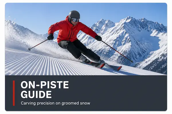 On-piste ski guide